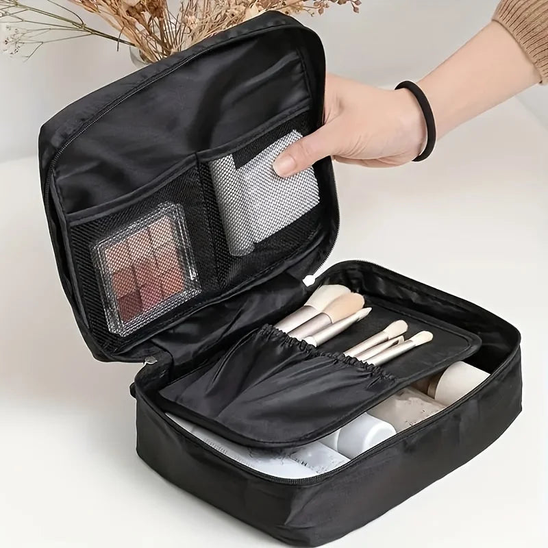 Travel Cosmetic Bag – Multi-Compartment Makeup Organizer
