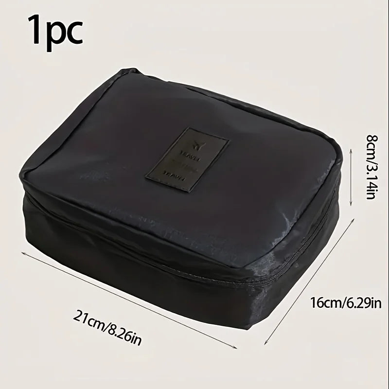 Travel Cosmetic Bag – Multi-Compartment Makeup Organizer
