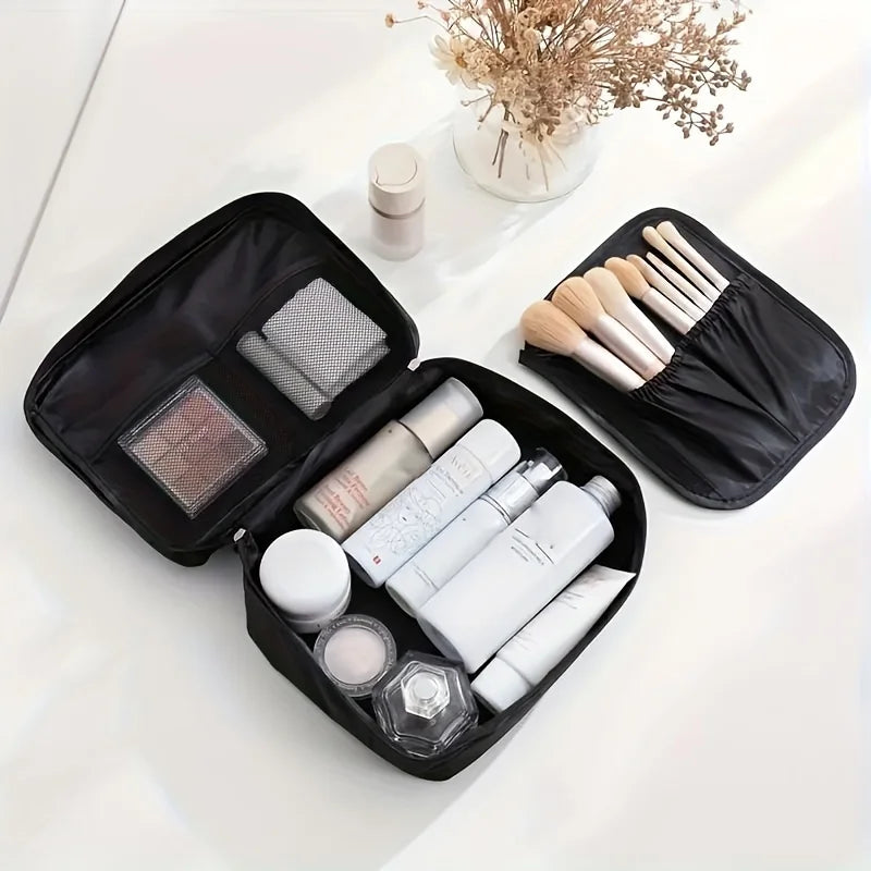 Travel Cosmetic Bag – Multi-Compartment Makeup Organizer